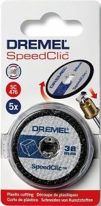 DREMEL SC476 EZ SpeedClic Plastik Kesme Diskleri (5adet) 2615S476JB
