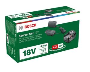 Bosch 18 Volt Başlangıç Seti 1 Adet 4 Ah Akü ve Şarj Cihazı 1600A024Z5