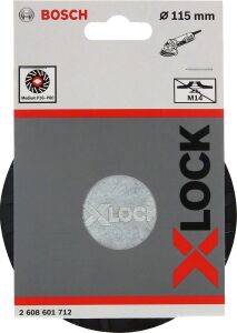 Bosch X-LOCK 115 mm Fiber Disk Orta Sertlikte Taban 2608601712