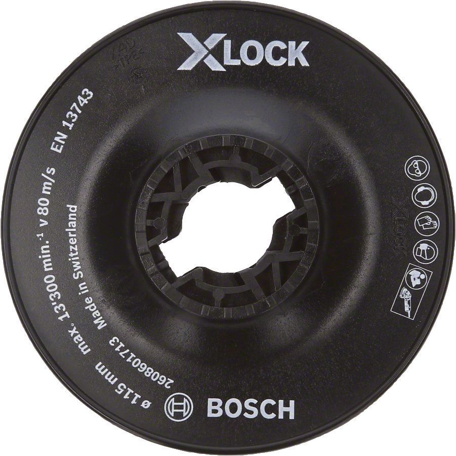 Bosch X-LOCK 115 mm Fiber Disk Sert Taban 2608601713