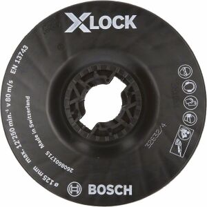 Bosch X-LOCK 125 mm Fiber Disk Orta Sertlikte Taban 2608601715