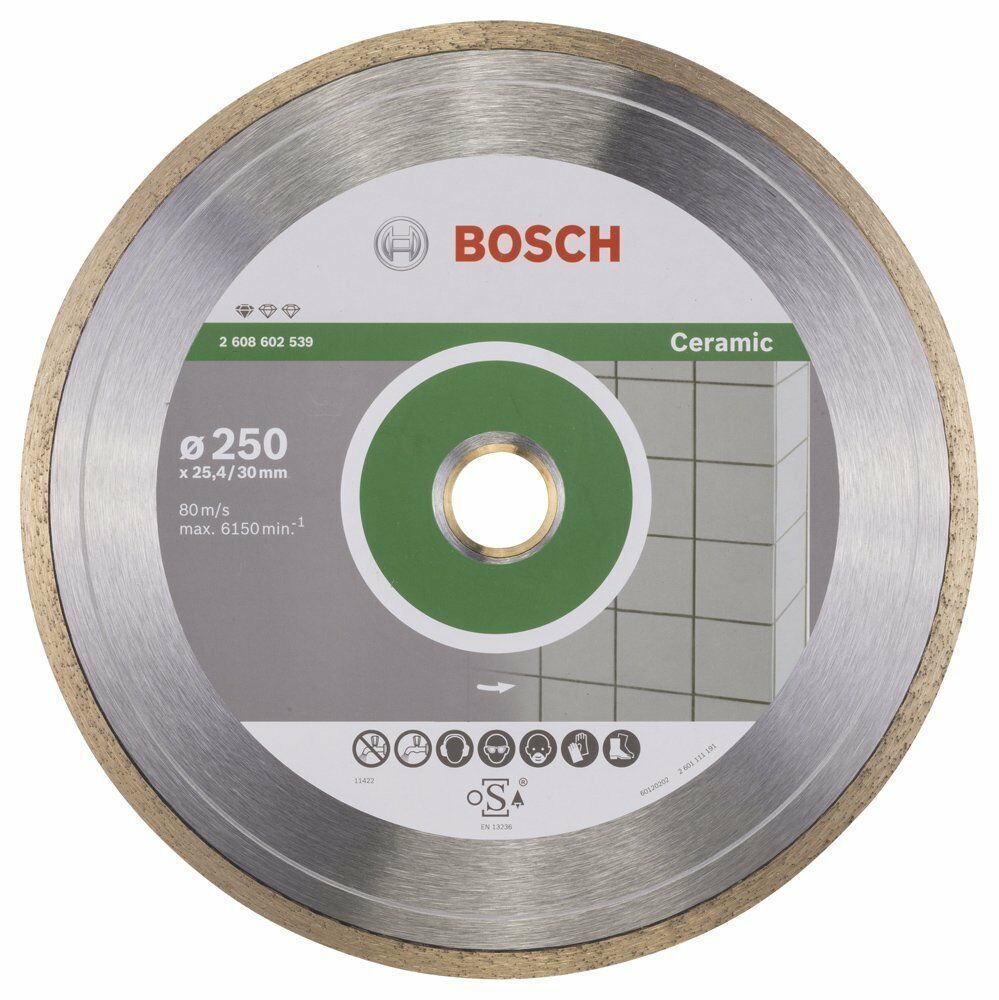 Bosch Seramik Kesme Elmas Kesici Disk 250 mm Standart 2608602539
