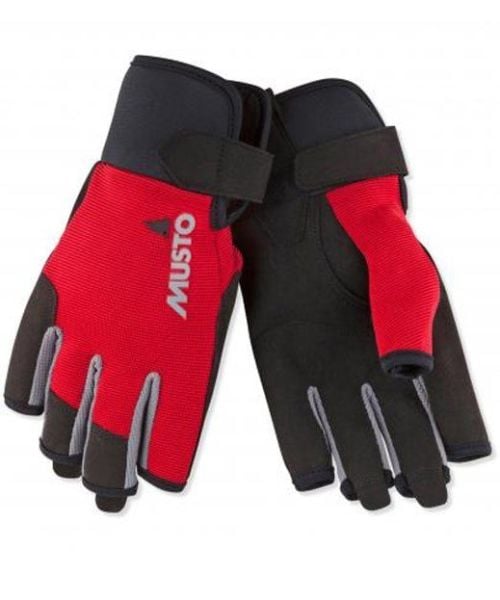 MUSTO ESS SAILING SF GLOVE TRURED-True Red