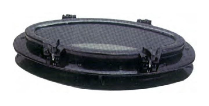 Plastik Lumbuz Oval Siyah 20 x 40 cm