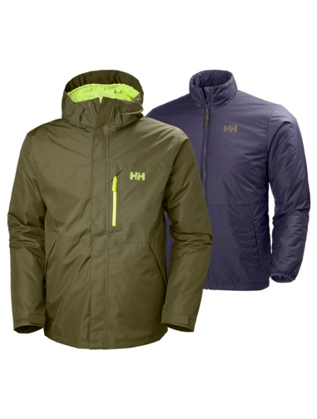 HH SQUAMISH CIS JACKET IVY GREEN