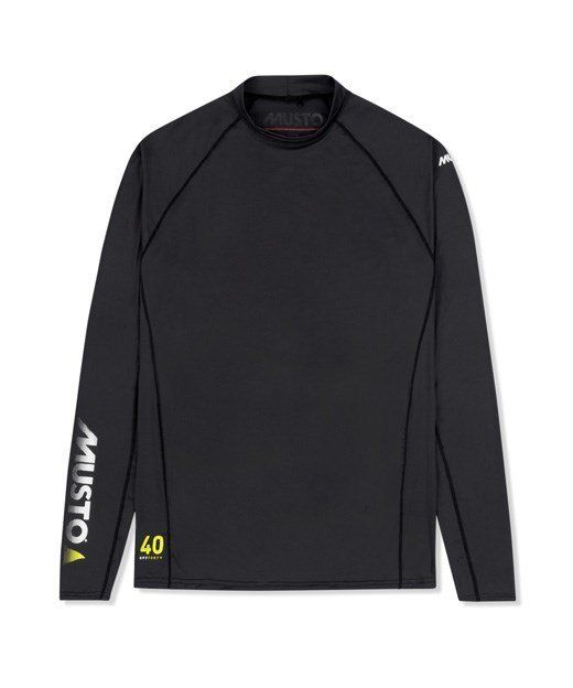 MUSTO INSIGNIA UV FD LS RASH GD Black