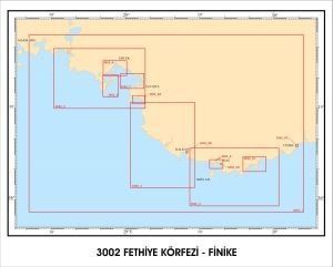 Fethiye Körfezi - Finike 3002 YAT HARİTASI