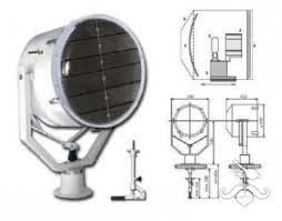 GEMİ PROJEKTÖRÜ ALTTAN KUMANDALI 220v 1000W