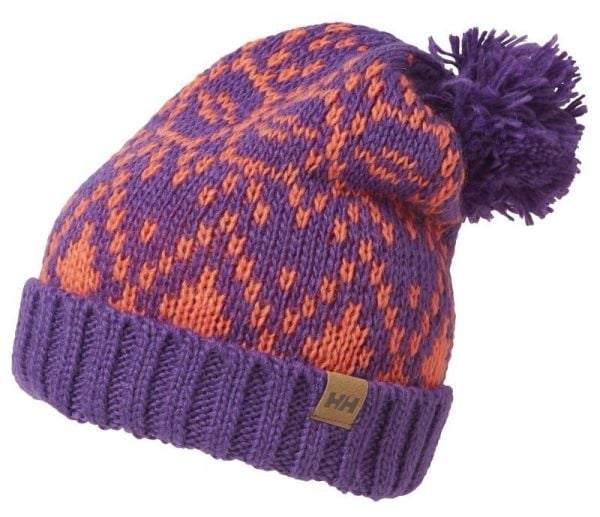 W HERITAGE KNIT BEANIE ŞAPKA,Sunburned Purple