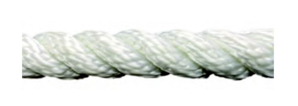 Polyester Halat 3 Kollu Beyaz 18 mm 246 gr/m