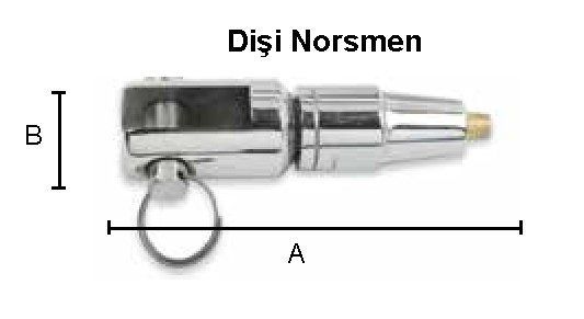 12 MM DİŞİ NORSMEN