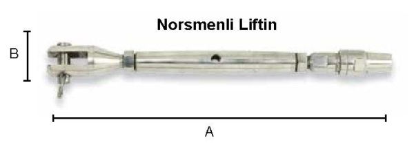 16 MM NORSMENLİ LİFTİN TEL ÇAPI:10 MM