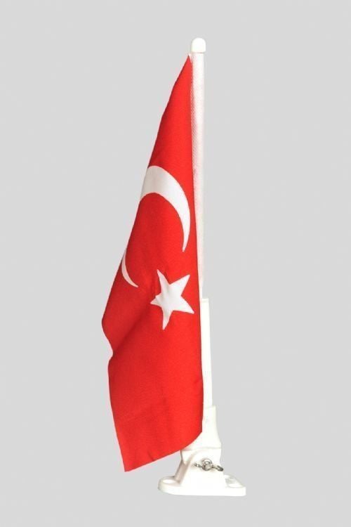 Plastik Bayrak Direği,Bayraklı 40 cm