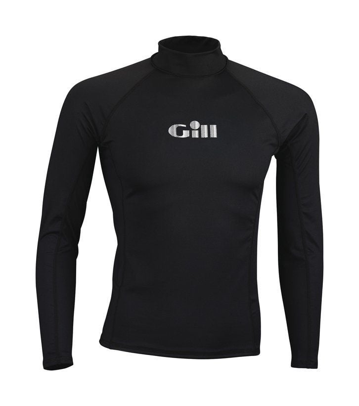 Erkek Rash Vest L/S Long Sleeve Black