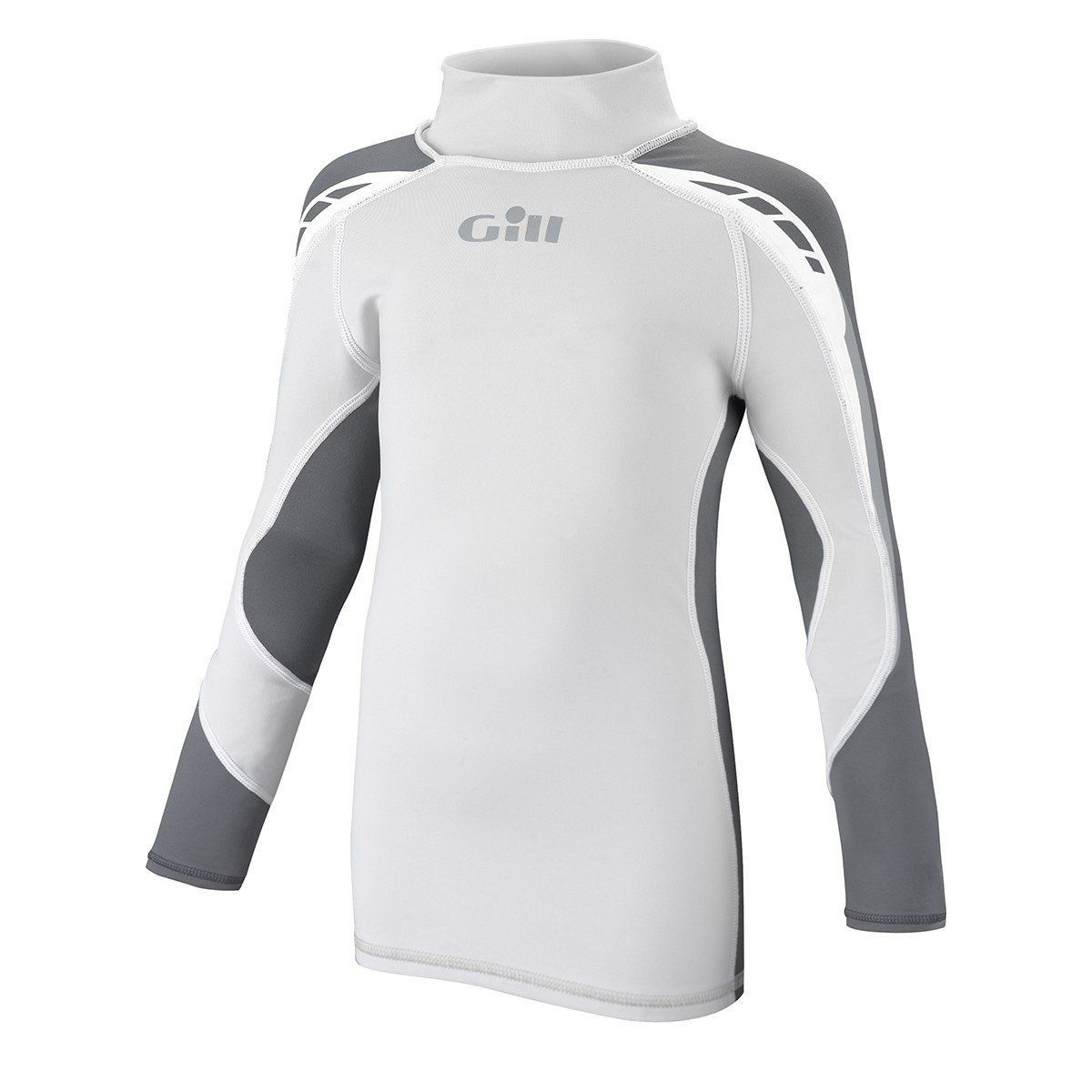 ÇOCUK SPORT UV RASH VEST LS Silver Grey/Asphalt