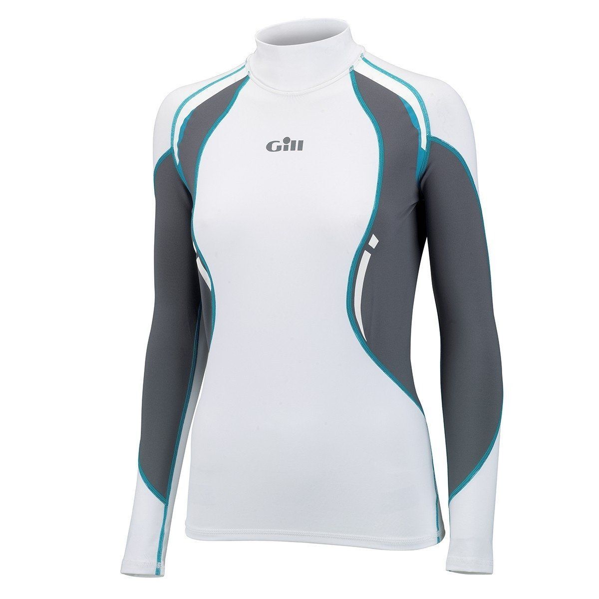 KADIN SPORT UV RASH VEST LS White/Asphalt