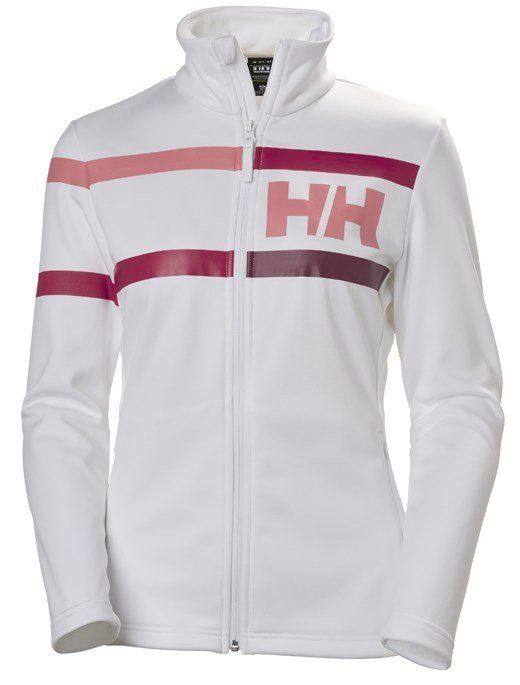 HH W GRAPHIC FLEECE JACKET White