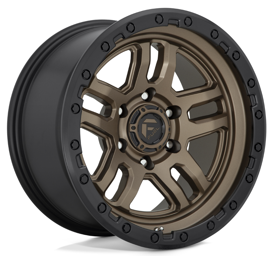 Fuel Ammo 20X9.0 6X139.7 ET +01 Matte Bronze /Black Bead Ring
