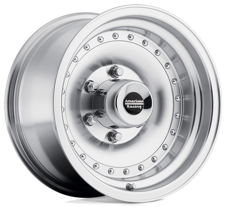 American Racing AR61 Outlaw I 15X10 6X139.7 ET-38 Machined W/ Clear Coat