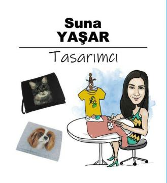 Yün Keçe, Kedi, Köpek, Tablo, Karikatür, Resimleme, İğneleme, Tasarım,  Suna Sanat Hobi Tasarım Kadıköy, İstanbul