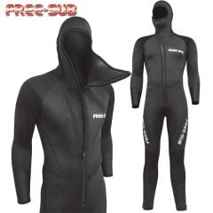 Freesub Diving Tek Parça 3,00 mm Dalış Elbisesi