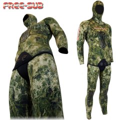 Freesub Expert Green 5,00 mm Dalış Elbisesi