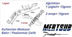 Mertsub Pro Pigtail ve Snap Bungee (Absorbe Lastiği)