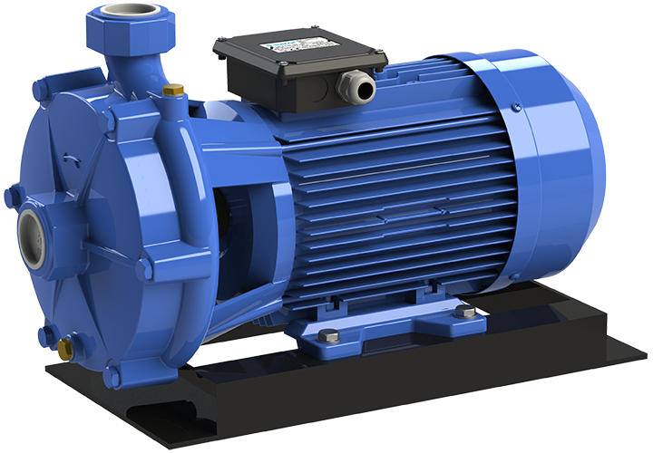 Sumak SMKT 750-S Sıcak Su Çift Kademeli Santrifüj Pompa 90°C Trifaze (380V) 7.5HP