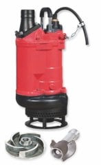 Water Sound WS-173 Endüstriyel Tip Uzun Süreli Çalışmaya Dayanıklı Karıştırıcılı Çamur Pompası 2900 d/dk