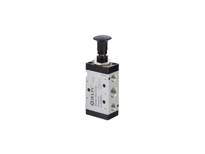Jelpc 4R210 Pnömatik Yön Kontrol Valfi 5/2 Çekmeli (El Kumandalı)