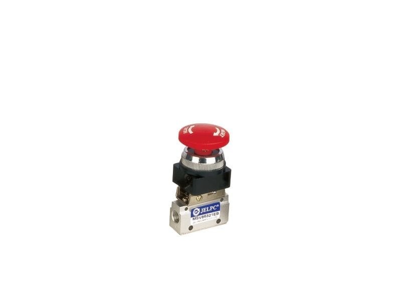 Jelpc MSV86321 Pnömatik Yön Kontrol Valfi 3/2 Mekanik Kontrollü