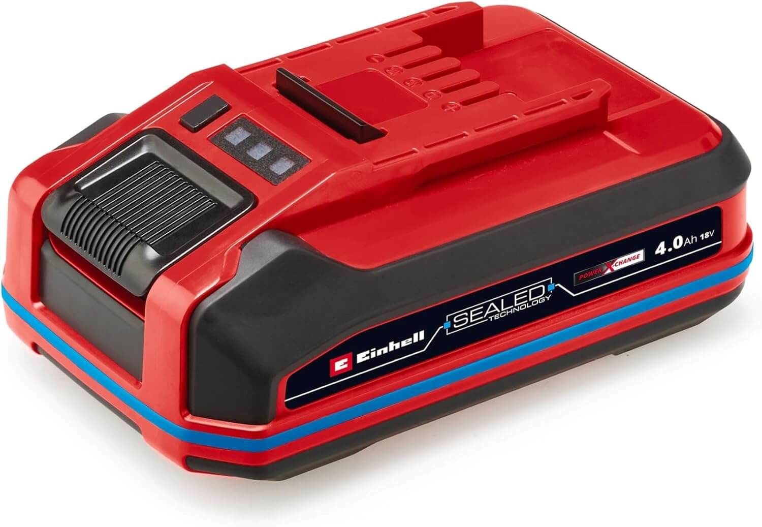 Einhell 18 V 4.0 Ah SEALED Power X-Change PLUS (Su ve toz geçirmez, IP57 koruma sınıfı, tüm Power X-Change cihazları ile uyumlu, şarj cihazı dahil değildir)