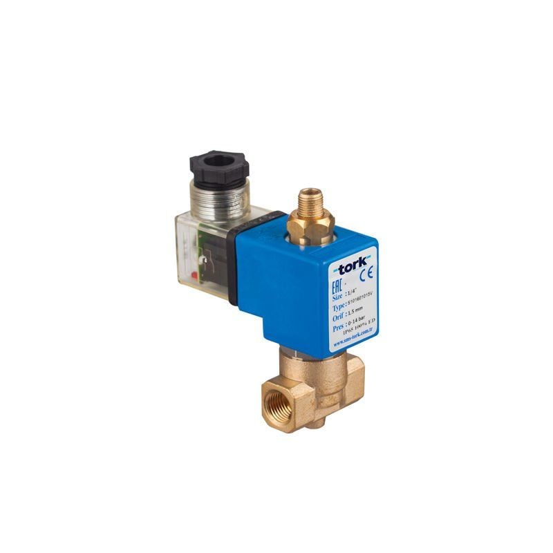 Tork S1016 Genel Maksat Solenoid Valf Direkt Çekmeli N.Açık