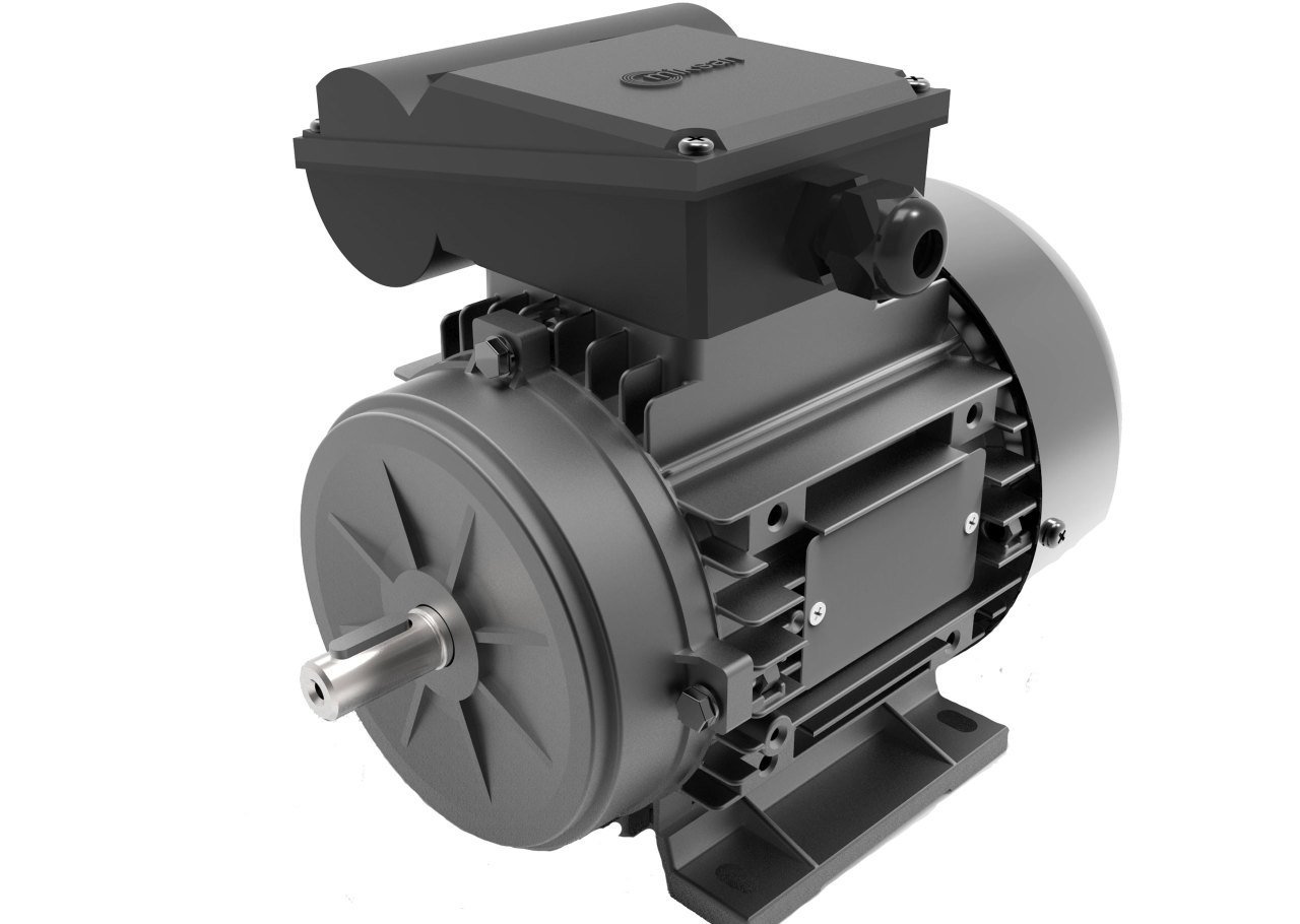 Miksan 0.18 KW Ayaklı Elektrik Motoru 220 Volt 1500 Devir 63 Gövde