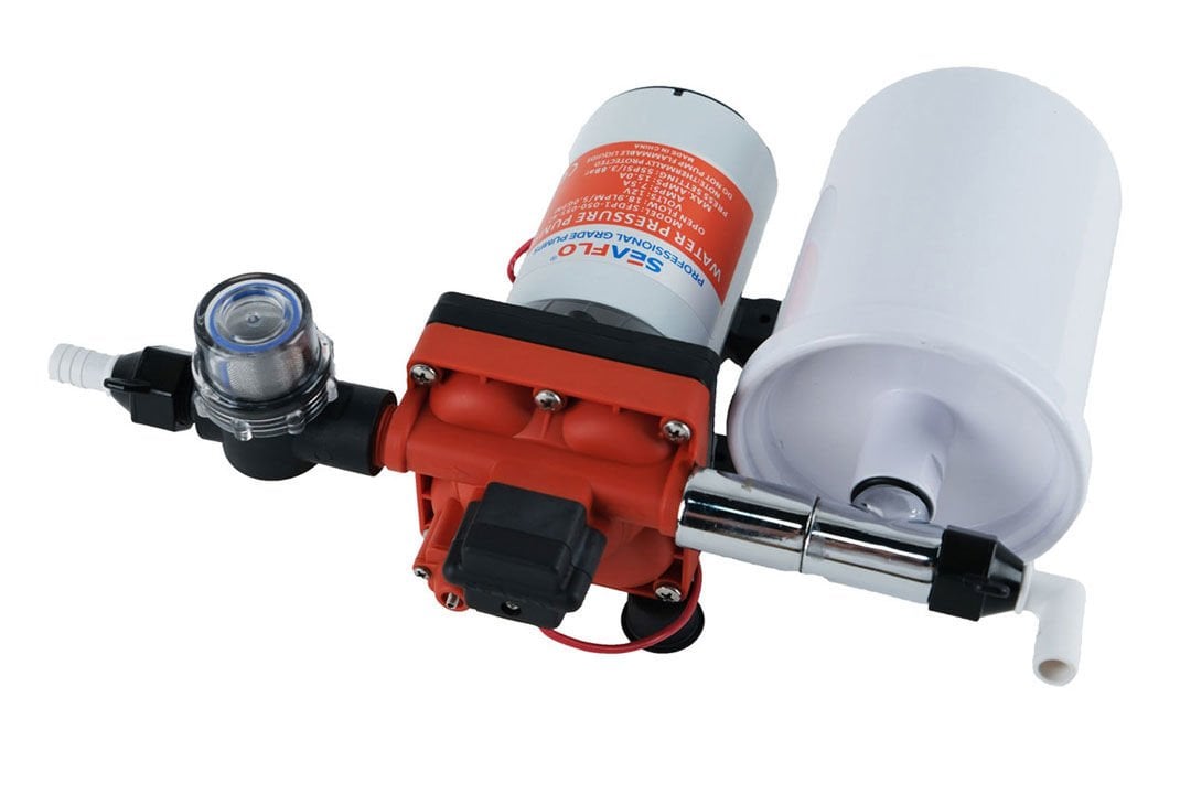 Seaflo 12 Volt 2 Lt Tanklı Otomatik Tekne, Karavan Hidroforu 18.9 Lt/Dk 3.7 Bar