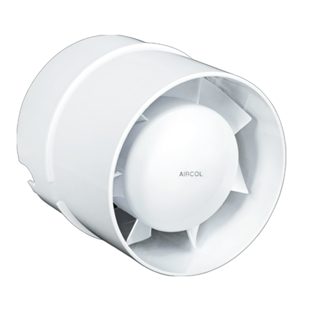 Aircol 100lük Yuvarlak, Kanal Tipi Fan / Aspiratör 100 m³/h - Aircol 100 KT
