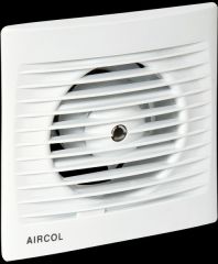 Aircol 100lük Sessiz, Dekoratif, Plastik Banyo Fanı / Aspiratörü 100 m³/h - Aircol 100