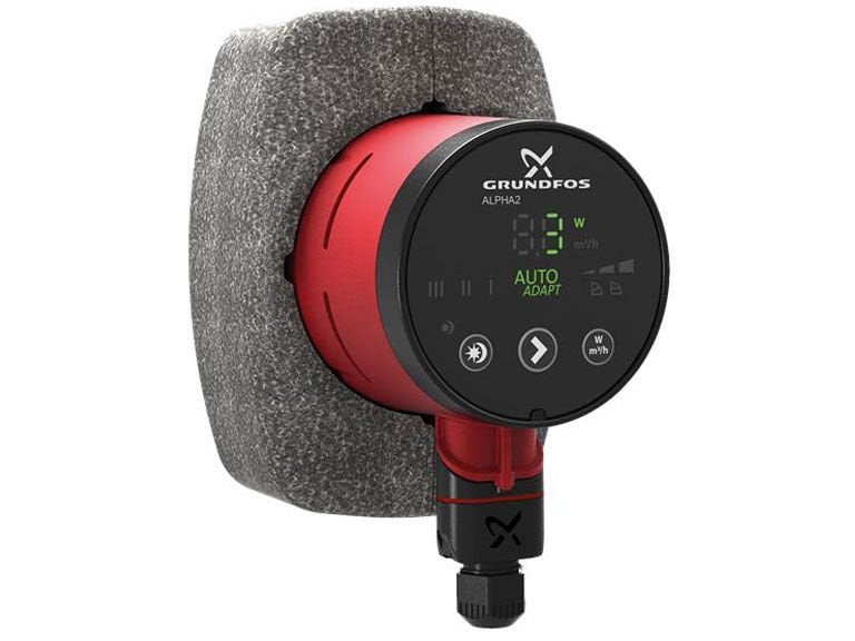 Grundfos ALPHA2 25-40(130 mm) 18-25.000 Kazan İçin Frekans Konvertörlü Sirkülasyon Pompası 4mss 2.6m³/h
