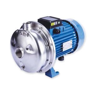 Varan BLC120/110T Kapalı Çarklı Komple Paslanmaz AISI 304 Santrifüj Pompa Trifaze 1.5 Hp 26 mss 11 m³/h
