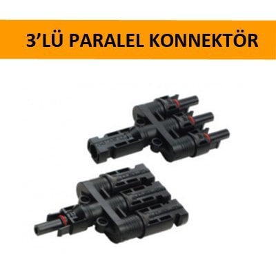 Solar Panel İçin 3Lİ T Branch