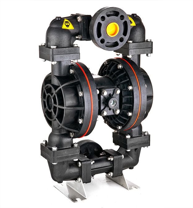 Huge Pump-Günalsan HP15 Plastik Polipropilen Gövdeli Diyaframlı Havalı Pompa 400 Litre/Dakika 7 Bar 1½ inch