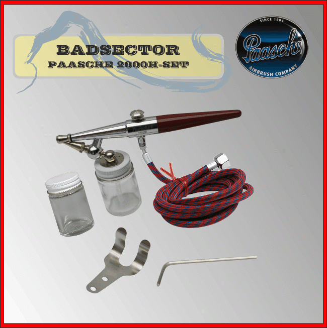 2000-H PAASCHE 2000 H USA SINGLE ACT. AIRBRUSH KIT