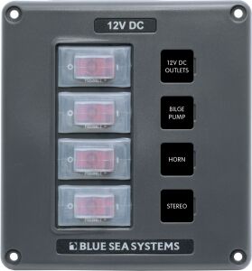 Blue Sea Systems Suya dayanıklı sigorta panelleri