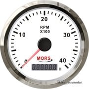 MORS Devir Göstergesi 12V/24V   4000,6000,8000RPM