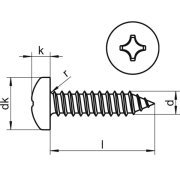 3,5mm Paslanmaz Torx SB Saç Vidası Çeşitleri