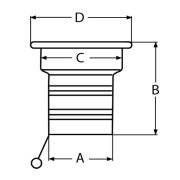 38mm (1 1/2) Dizel Dolum Ağzı, Diesel