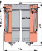 Vetus WS720 su ayırıcı/yakıt filtresi