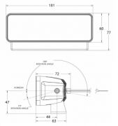 Lumitec Maxillume h60 güverte aydınlatma lambası