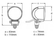 Hella Marine Module 70 Güverte aydınlatma lambası