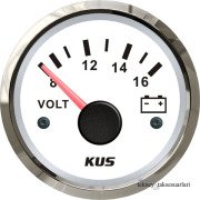 KUS Voltmetre Göstergesi,12V/24V  52mm